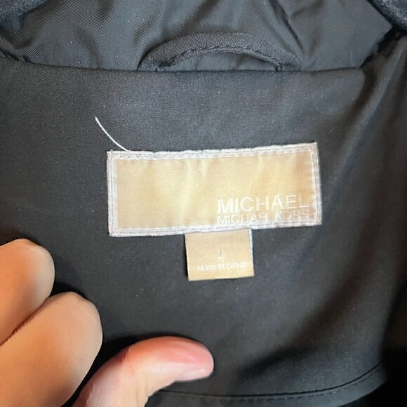 Michael Kors black layered look soft shell jacket - Picture 5 of 7